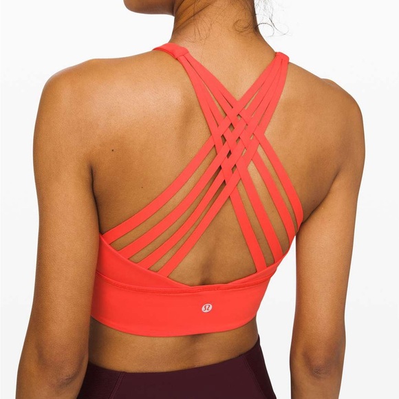 lululemon athletica Other - Lululemon Athletica Strappy Coral Sports Bra
